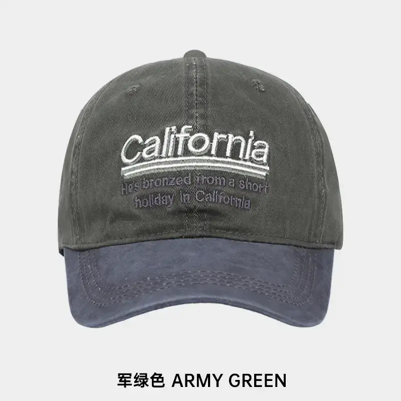 California Letter Embroidered Baseball Cap Men - Image 5