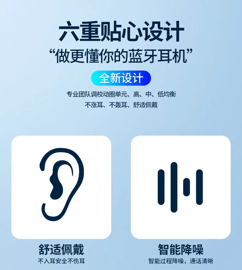 New wireless bluetooth headset F80 ear-hanging non-ear business gas conduction single ear with digital display cross-border wholesale — feature 3