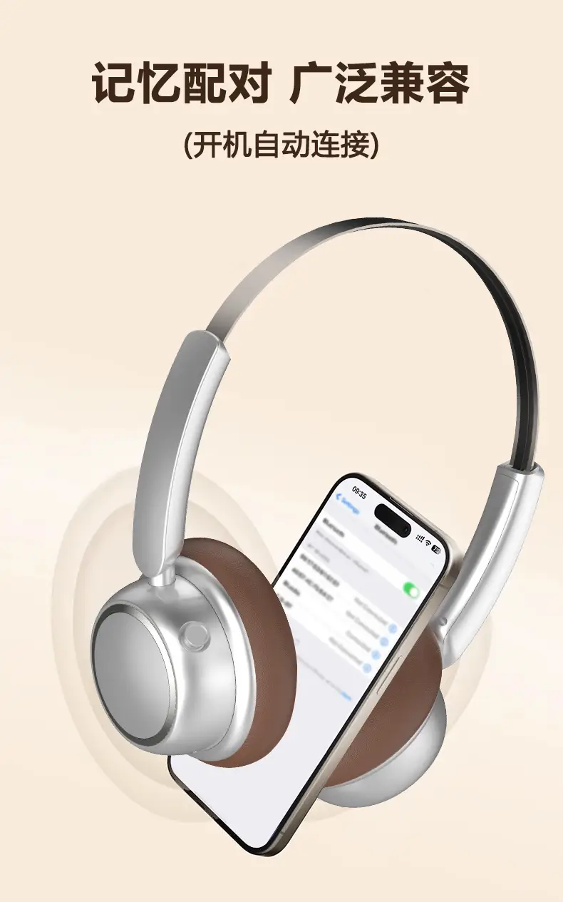 Wireless Bluetooth Headset Retro Style Long Endurance — feature 16