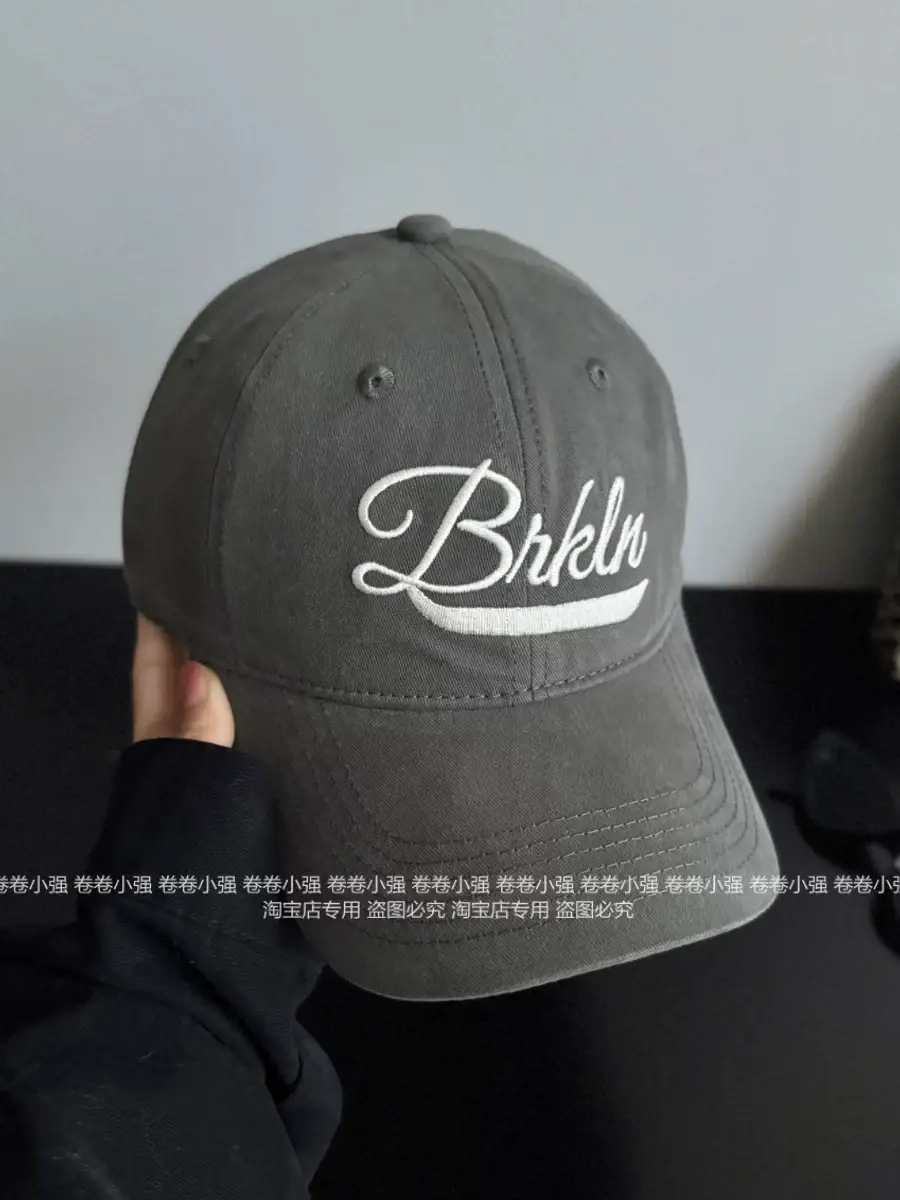 Black Korean Ankora Red Baseball Cap for Men Women — feature 11