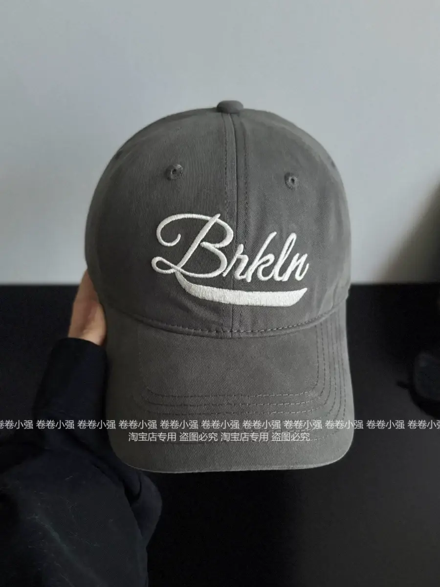 Black Korean Ankora Red Baseball Cap for Men Women — feature 12