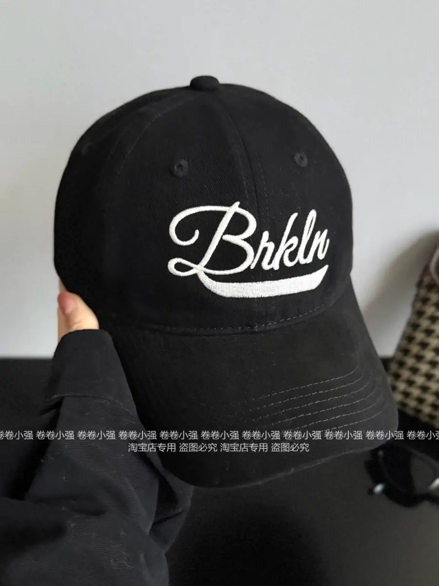Black Korean Ankora Red Baseball Cap for Men Women — feature 13