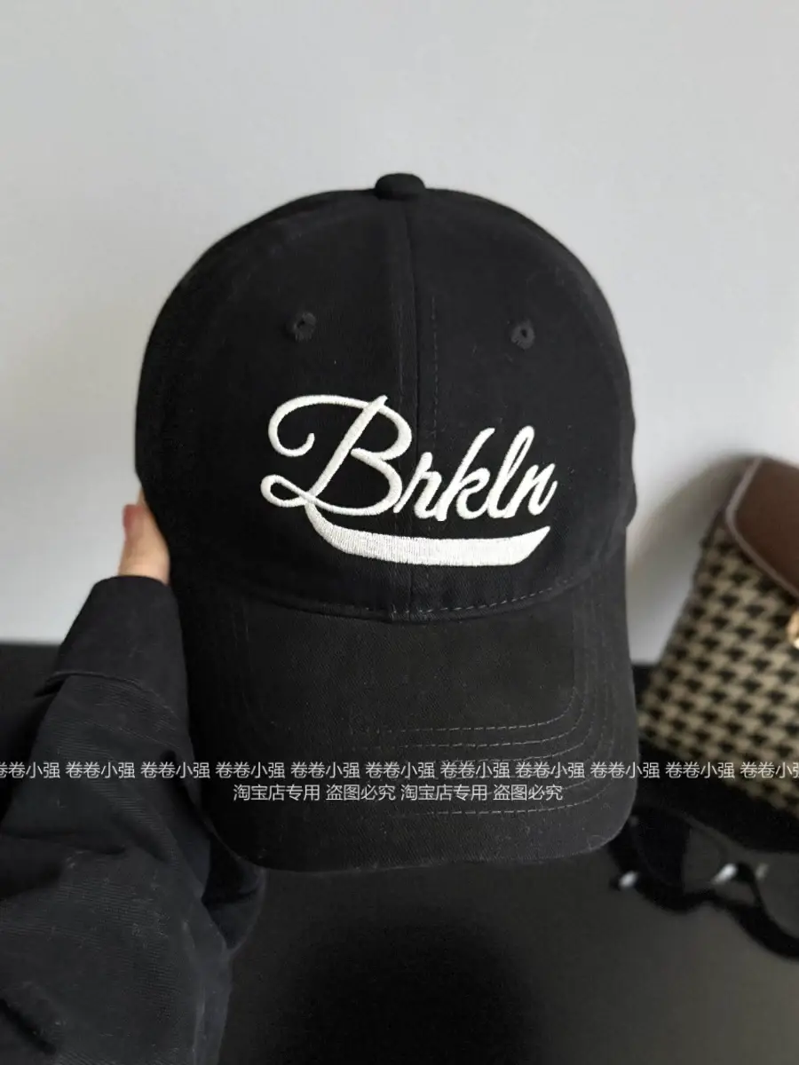 Black Korean Ankora Red Baseball Cap for Men Women — feature 14