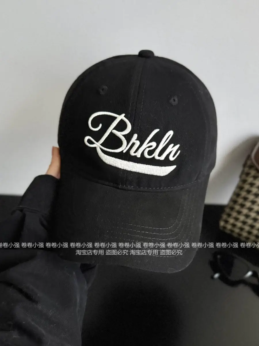Black Korean Ankora Red Baseball Cap for Men Women — feature 15
