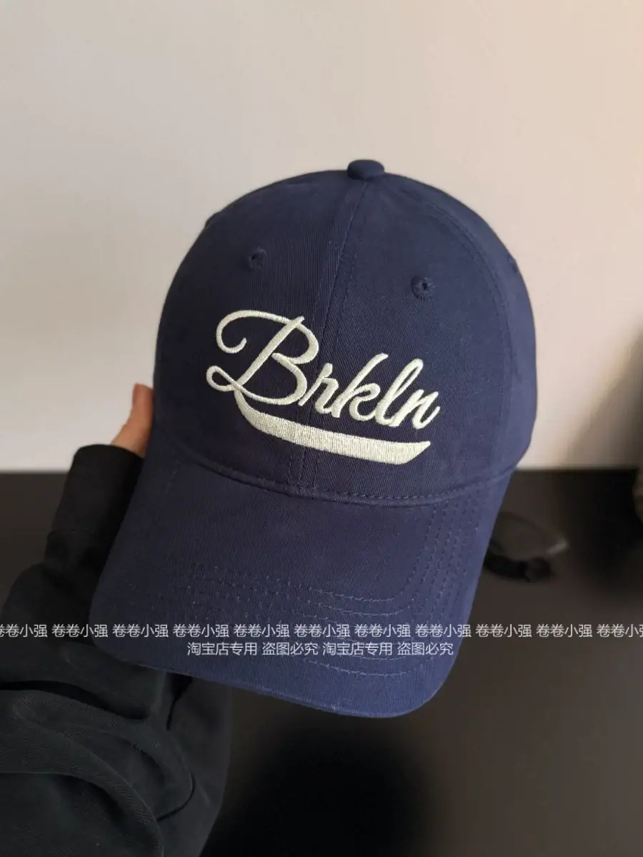 Black Korean Ankora Red Baseball Cap for Men Women — feature 20