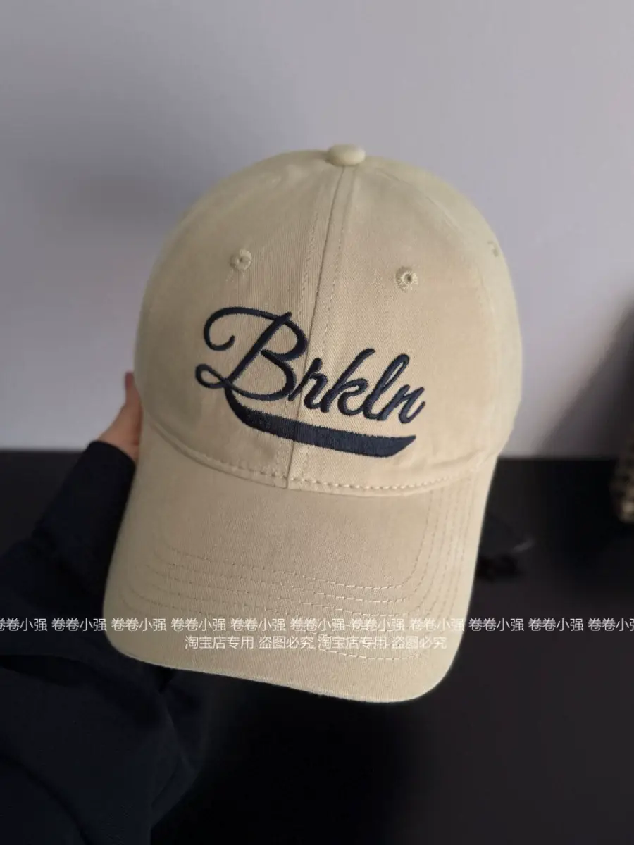 Black Korean Ankora Red Baseball Cap for Men Women — feature 22