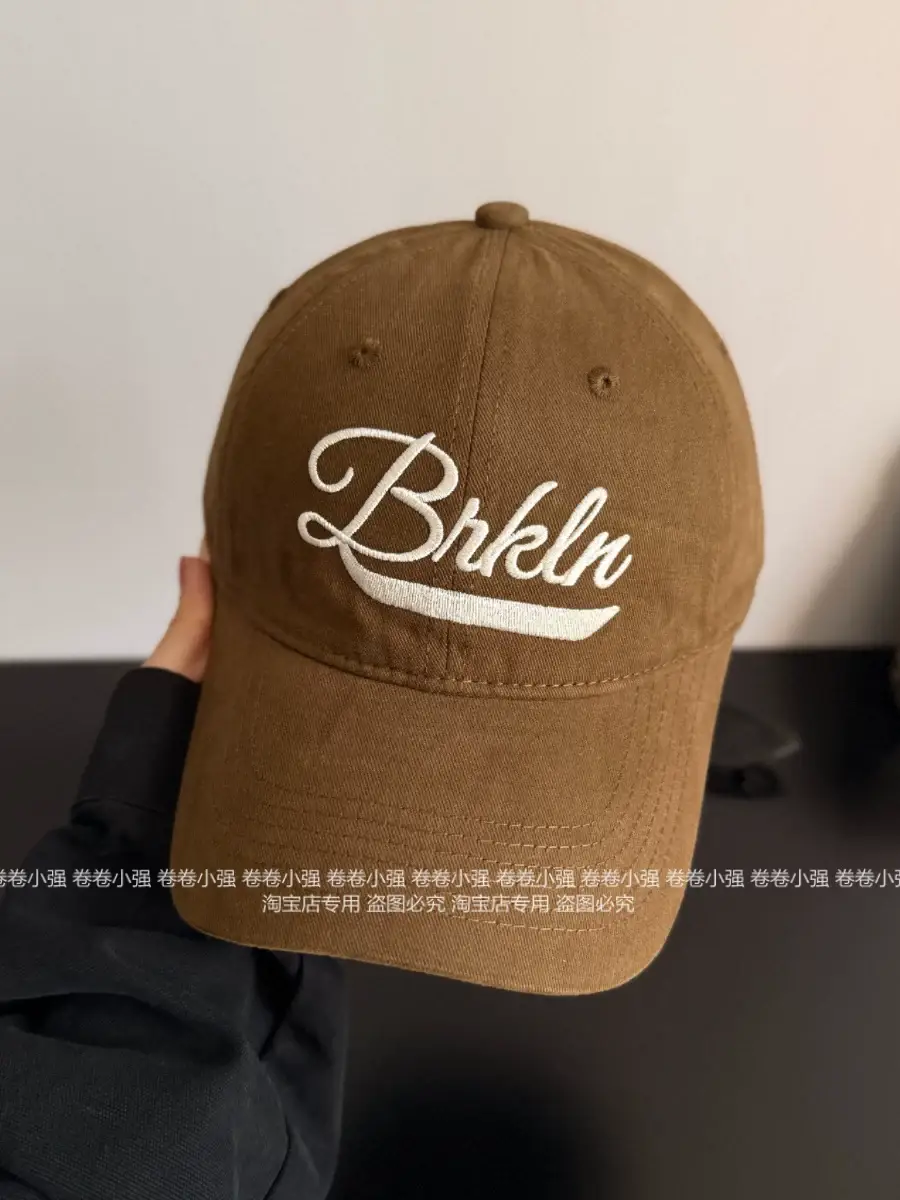 Black Korean Ankora Red Baseball Cap for Men Women — feature 23
