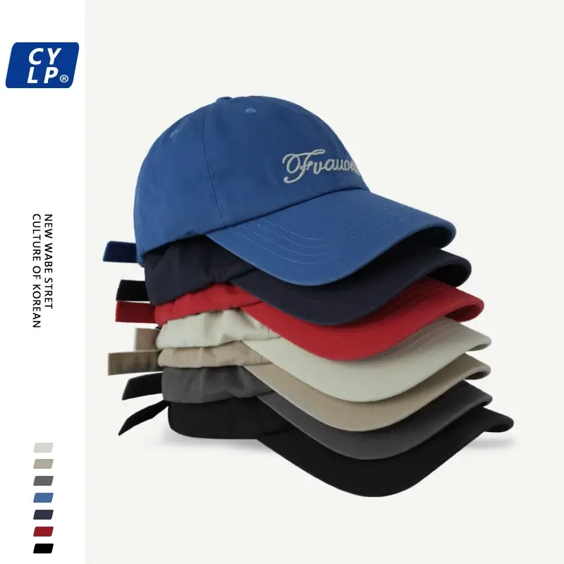 Women's White Embroidered Baseball Cap Spring Summer — feature 3