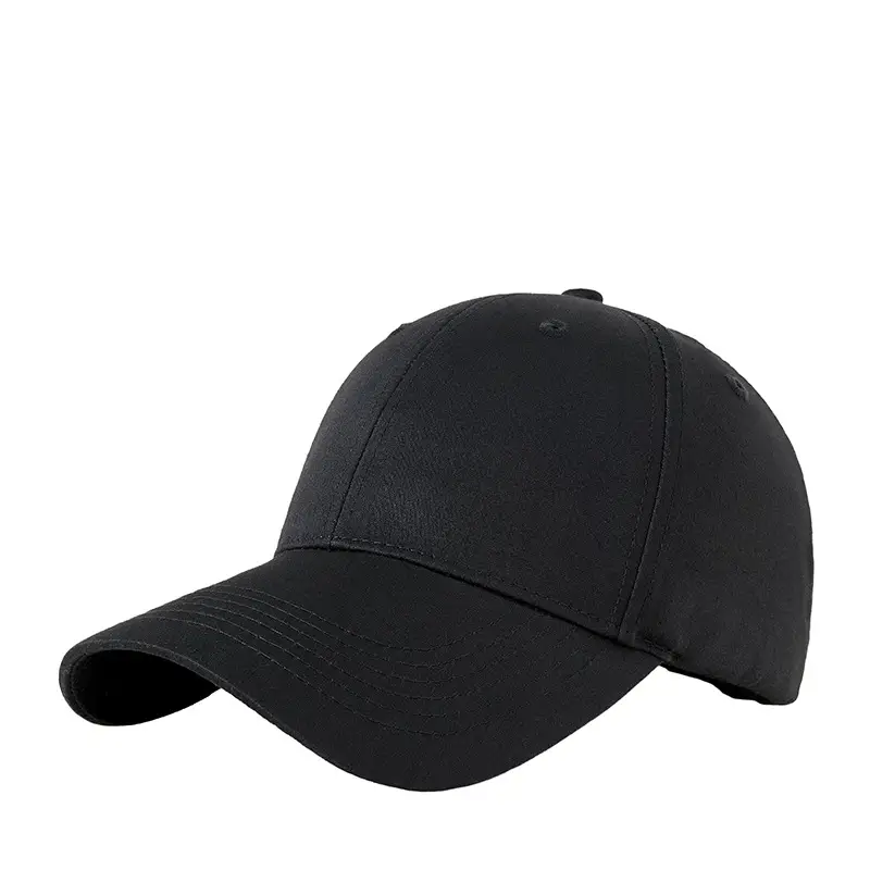 Men's Black & White Baseball Cap Cotton Outdoor Sunscreen Hat - Image 6