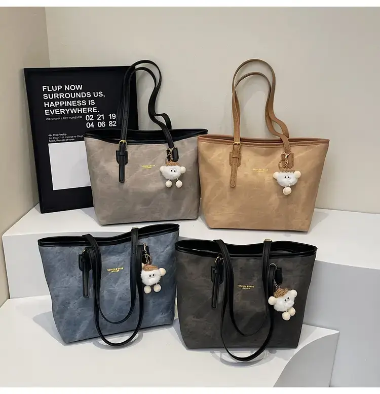 Vintage Beige Large Tote Bag for Women 2025 — feature 14