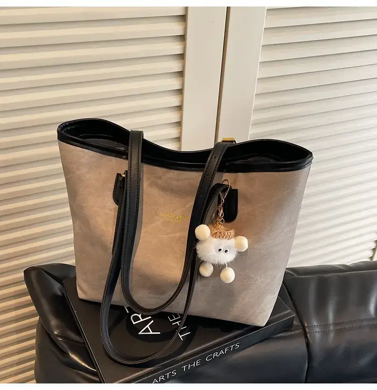 Vintage Beige Large Tote Bag for Women 2025 — feature 16