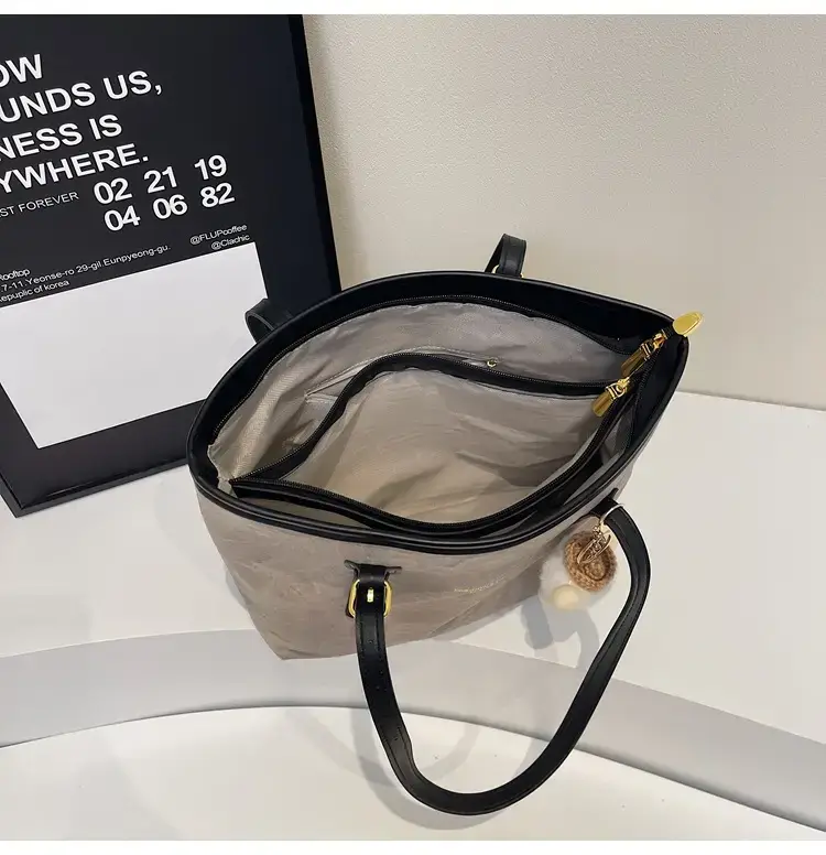 Vintage Beige Large Tote Bag for Women 2025 — feature 20