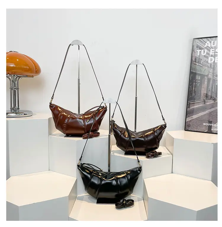 Brown Crossbody Bag for Women Winter New Retro Fashion — feature 1