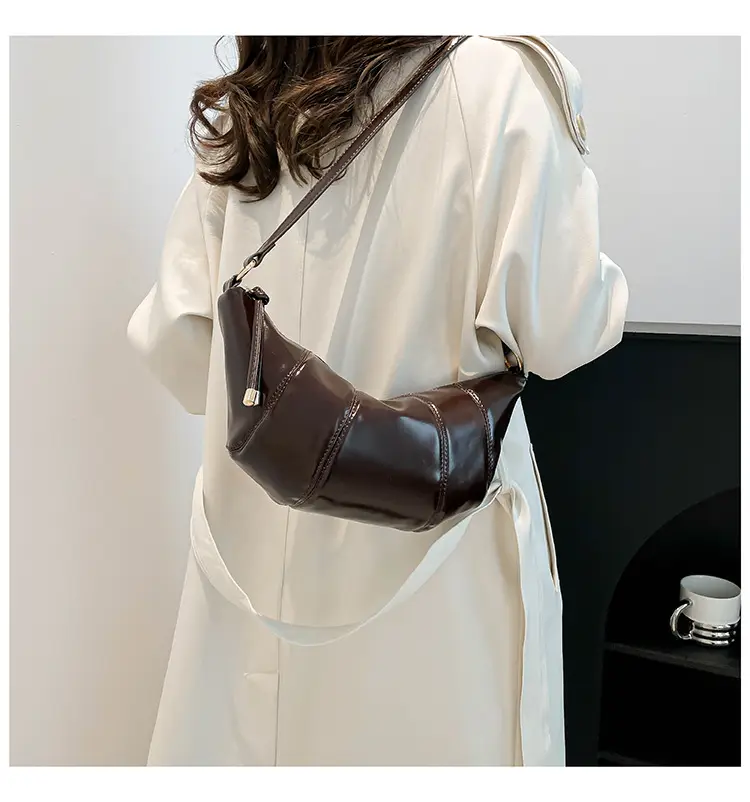 Brown Crossbody Bag for Women Winter New Retro Fashion — feature 19
