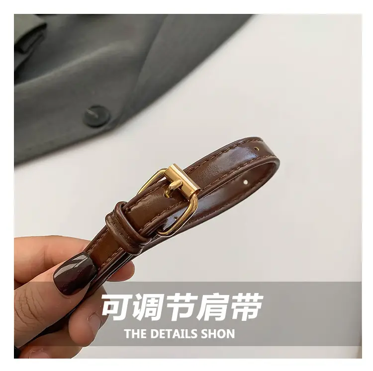 Brown Crossbody Bag for Women Winter New Retro Fashion — feature 4