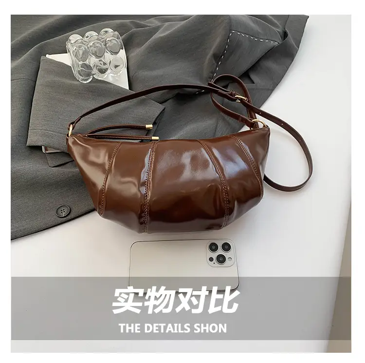 Brown Crossbody Bag for Women Winter New Retro Fashion — feature 6