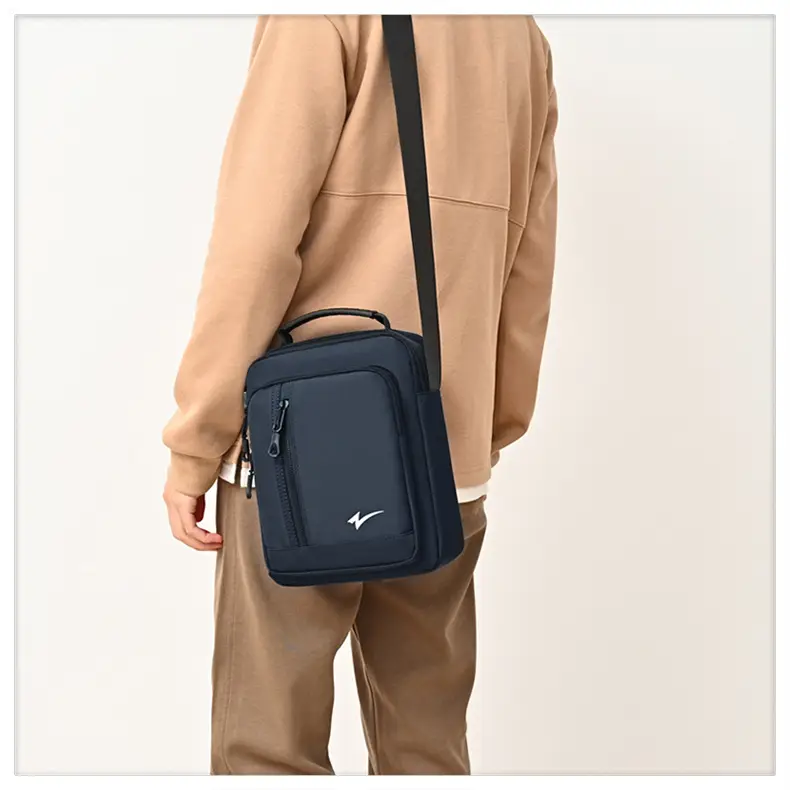 Men's Mini Crossbody Phone Bag Black — feature 18