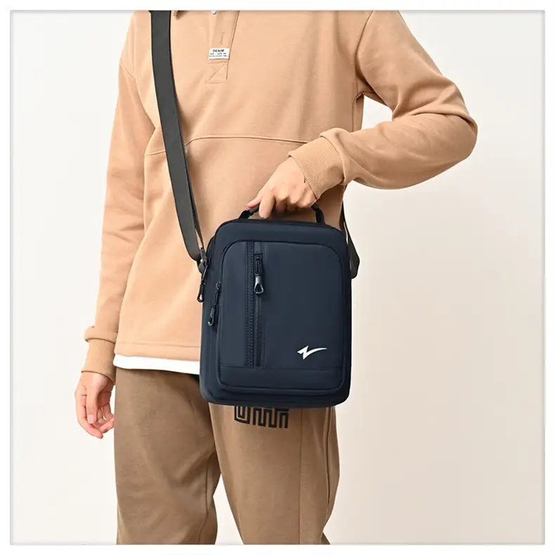 Men's Mini Crossbody Phone Bag Black — feature 19