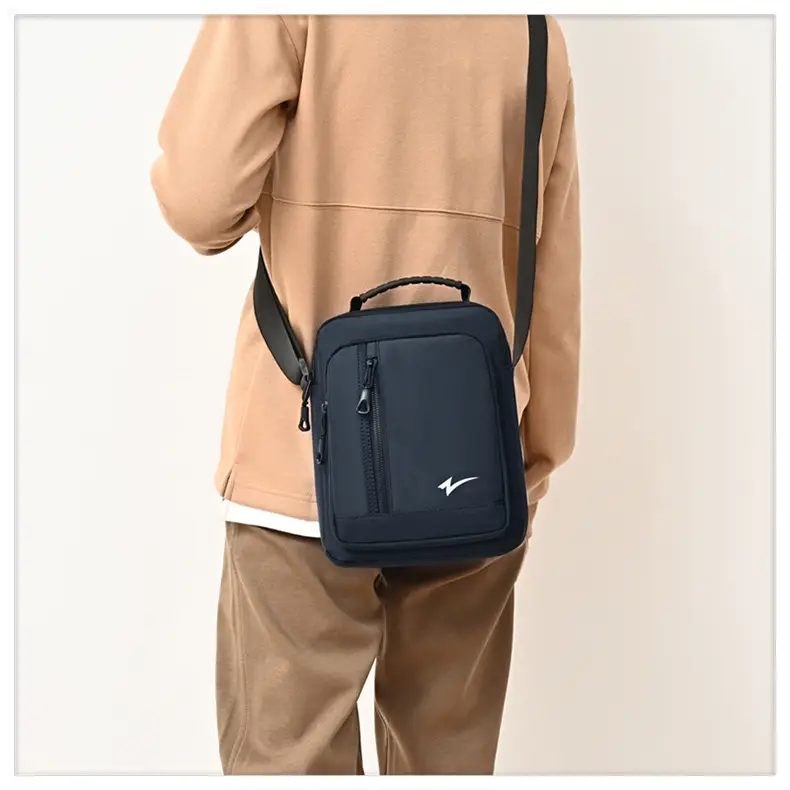 Men's Mini Crossbody Phone Bag Black — feature 20
