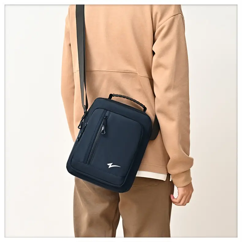 Men's Mini Crossbody Phone Bag Black — feature 21