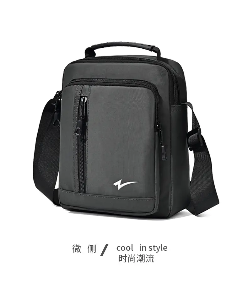 Men's Mini Crossbody Phone Bag Black — feature 27