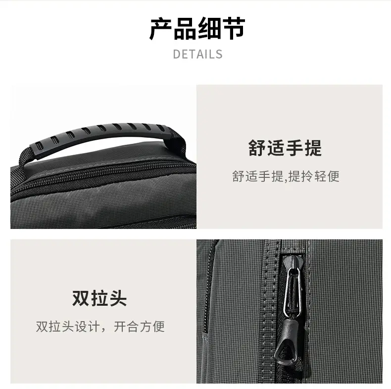 Men's Mini Crossbody Phone Bag Black — feature 31