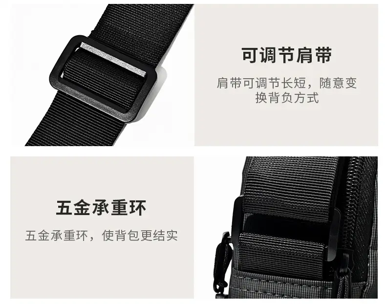 Men's Mini Crossbody Phone Bag Black — feature 32
