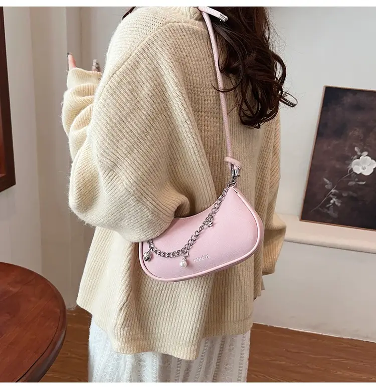 Women Crossbody Bag Brown Chain Strap 2026 Trendy — feature 21