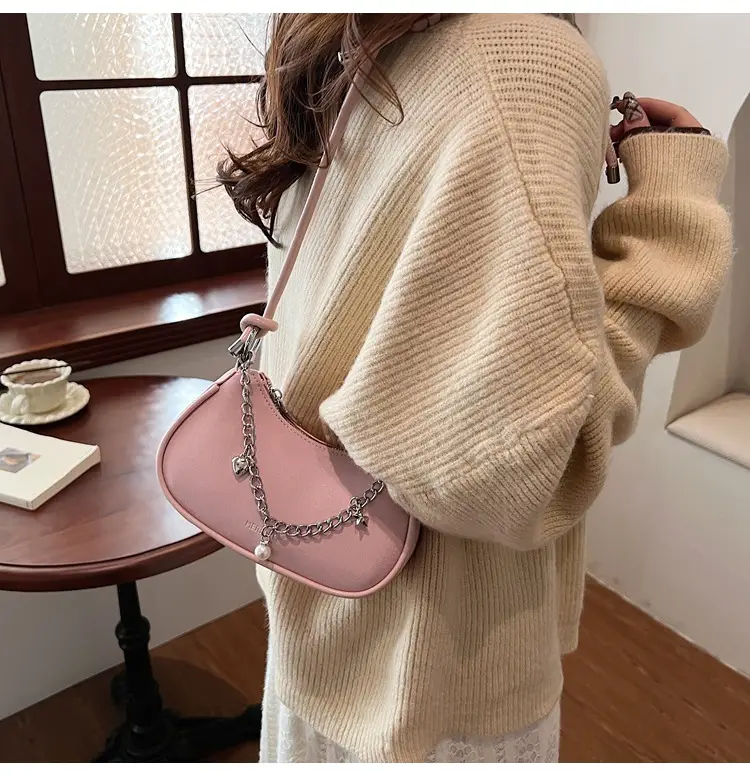 Women Crossbody Bag Brown Chain Strap 2026 Trendy — feature 22