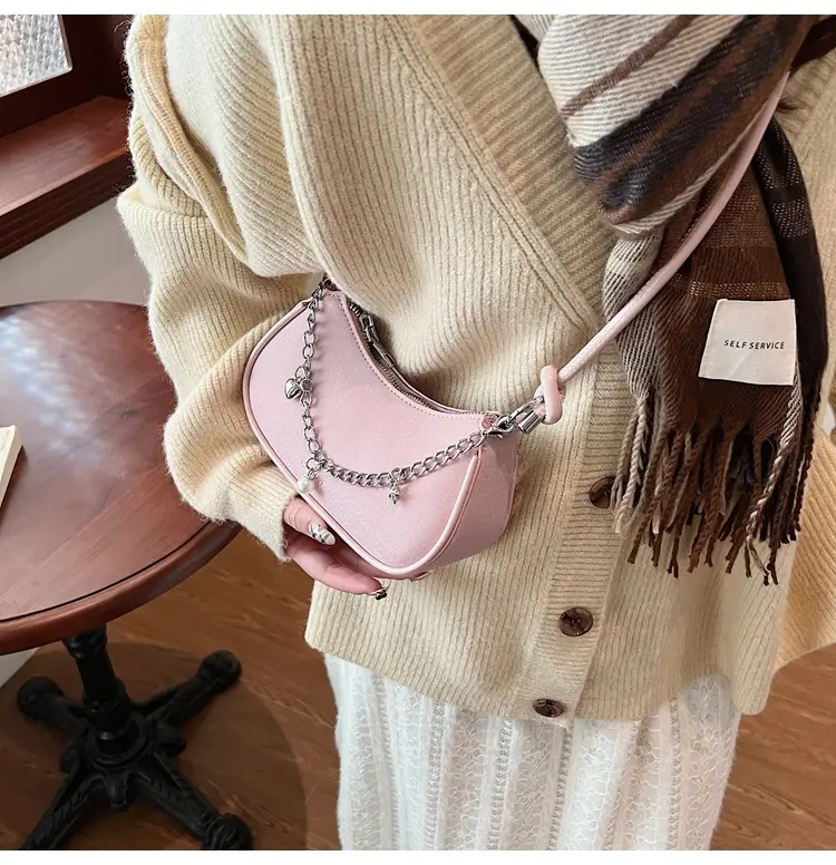 Women Crossbody Bag Brown Chain Strap 2026 Trendy — feature 23