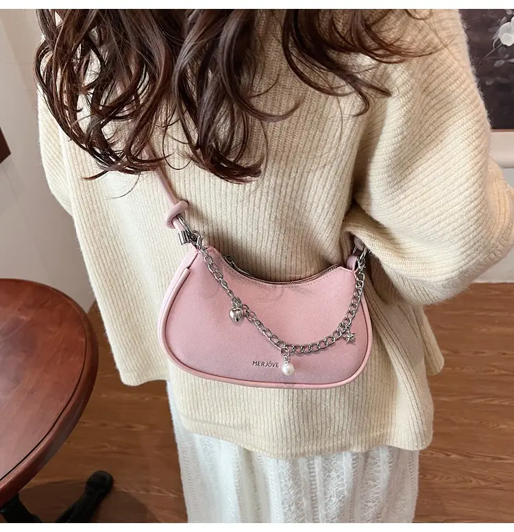 Women Crossbody Bag Brown Chain Strap 2026 Trendy — feature 24