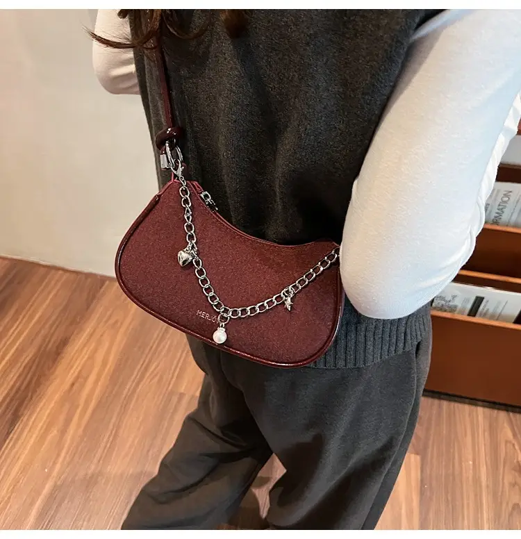 Women Crossbody Bag Brown Chain Strap 2026 Trendy — feature 28