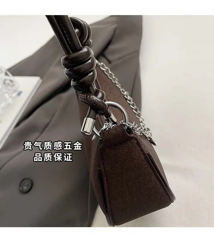 Women Crossbody Bag Brown Chain Strap 2026 Trendy — feature 5