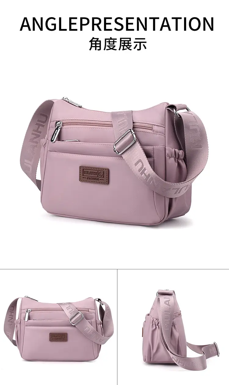 Nylon Crossbody Bag Women's 2024 New Style Light Weight Satchel — feature 14