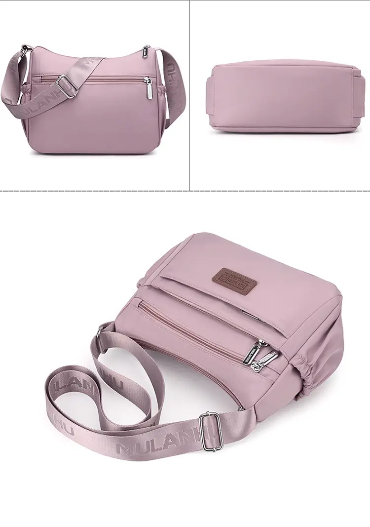 Nylon Crossbody Bag Women's 2024 New Style Light Weight Satchel — feature 15