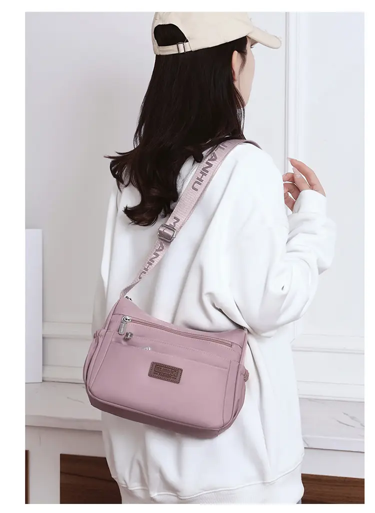 Nylon Crossbody Bag Women's 2024 New Style Light Weight Satchel — feature 19