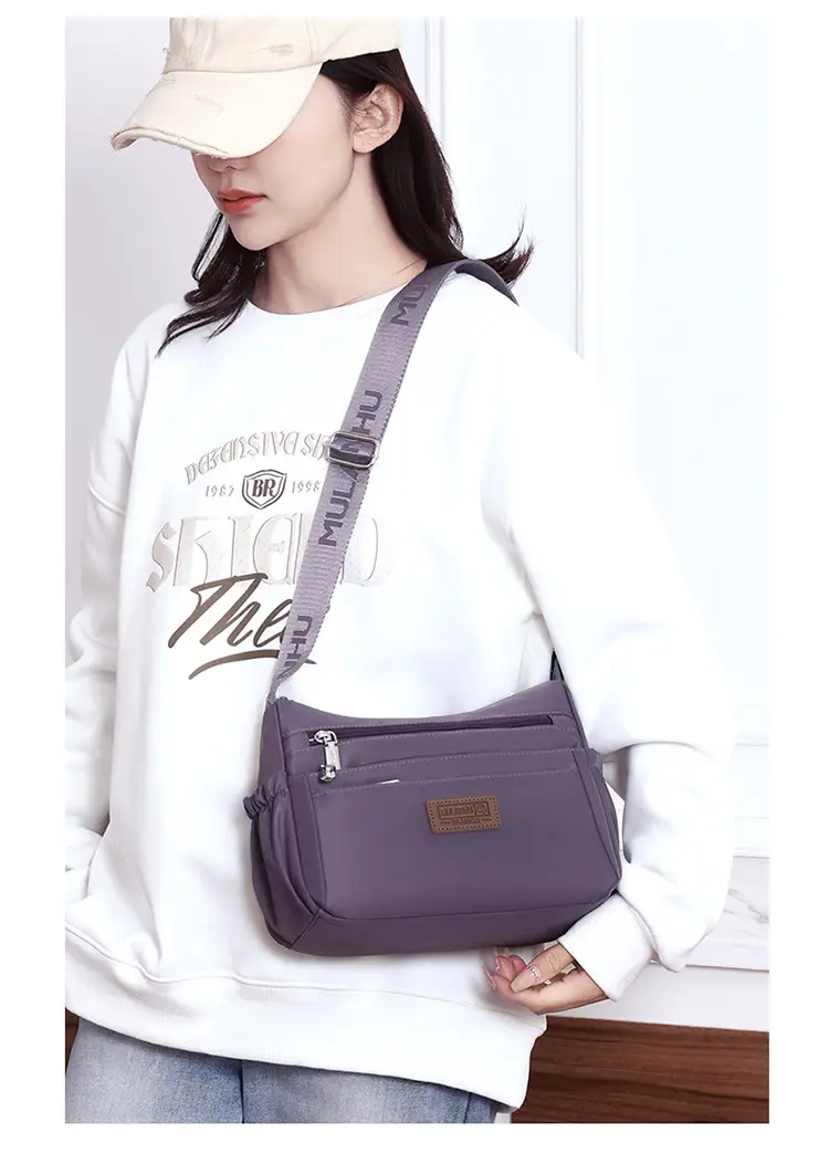 Nylon Crossbody Bag Women's 2024 New Style Light Weight Satchel — feature 20