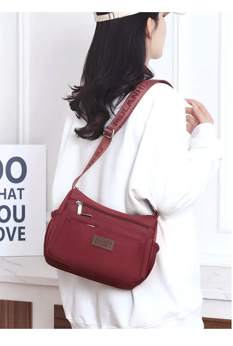 Nylon Crossbody Bag Women's 2024 New Style Light Weight Satchel — feature 23