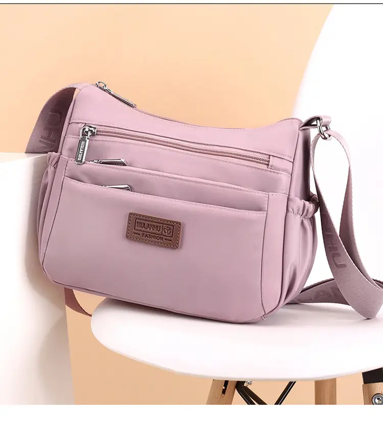 Nylon Crossbody Bag Women's 2024 New Style Light Weight Satchel — feature 7