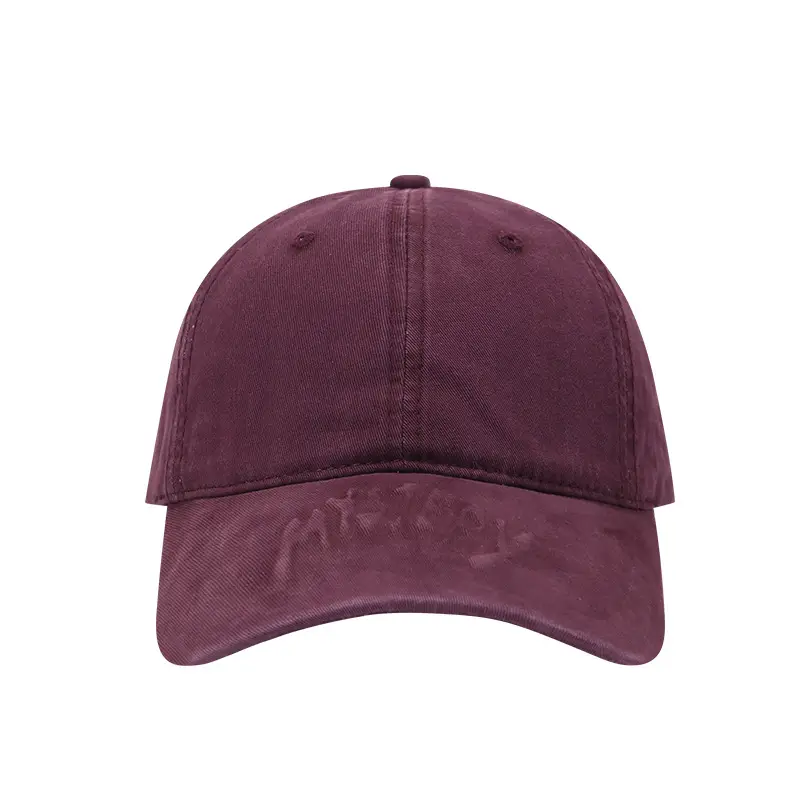 Women's Cotton Baseball Cap Wide Brim Sun Hat - Image 14
