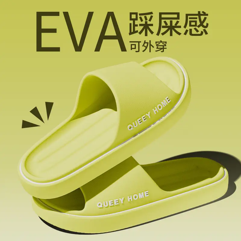 Women Green EVA Slip-On Sandals 2025 - Image 2