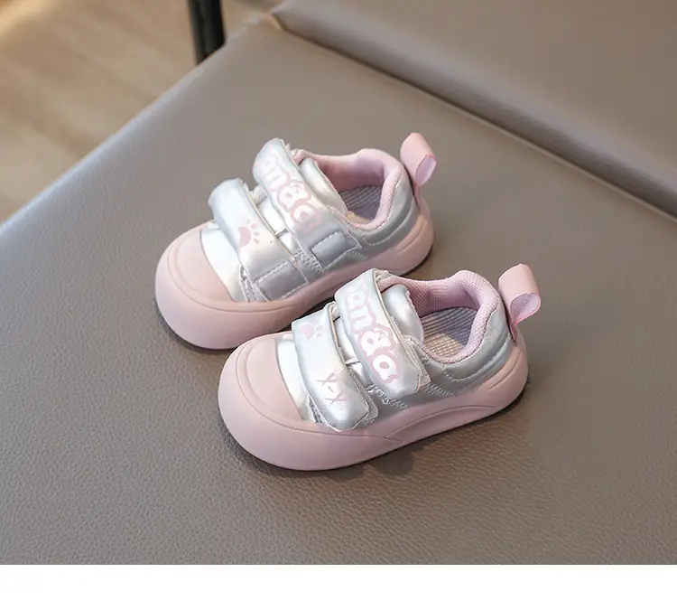 Baby Velcro Shoes Beige 0-2Yrs Soft Bottom — feature 15
