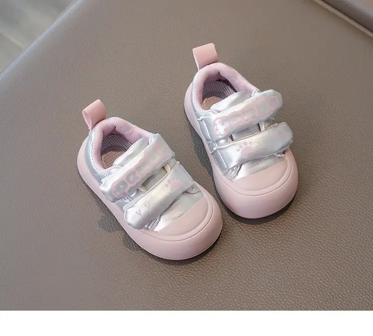 Baby Velcro Shoes Beige 0-2Yrs Soft Bottom — feature 16