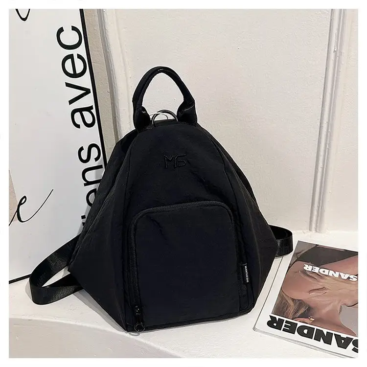 Men's Tan Nylon Backpack 2025 Travel Chest Bag — feature 21
