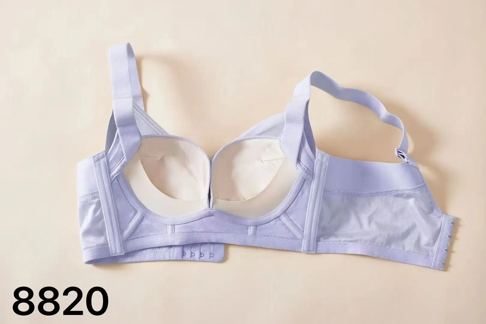 Lightweight Black Cotton Bra with Side Closure & Lace Trim — feature 10