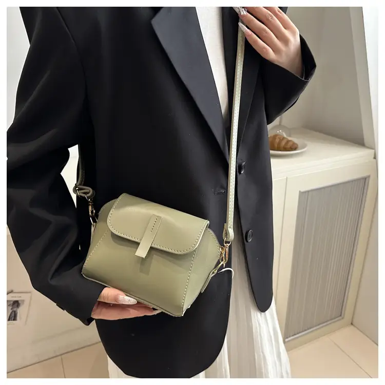 Brown Textured Crossbody Bag for Women — feature 10