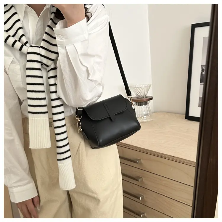 Brown Textured Crossbody Bag for Women — feature 15