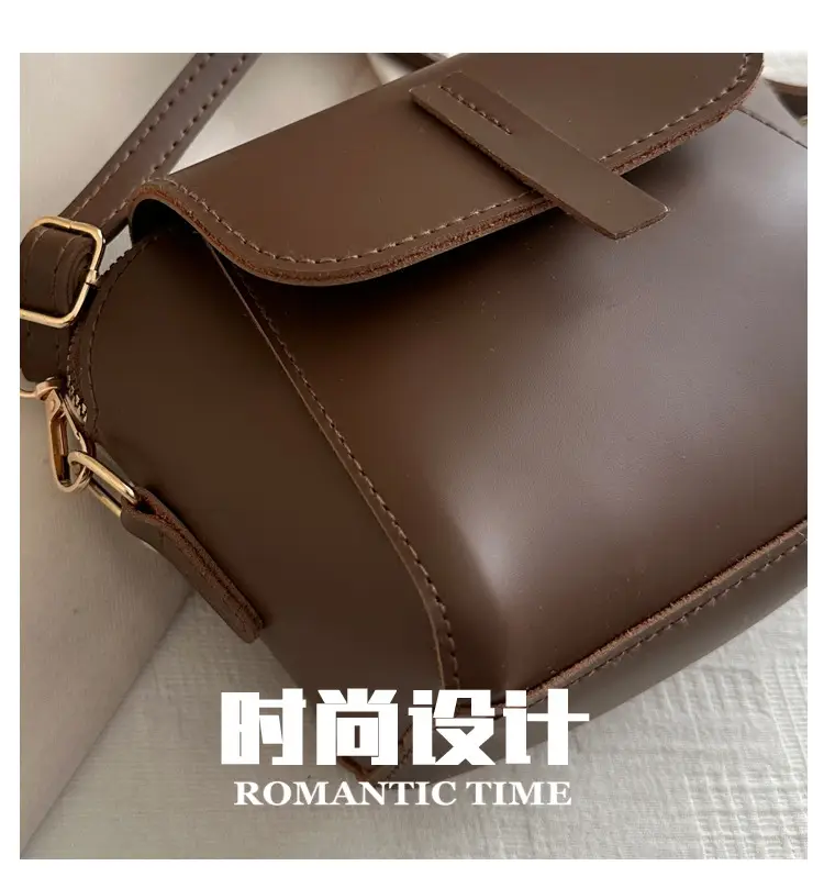 Brown Textured Crossbody Bag for Women — feature 3