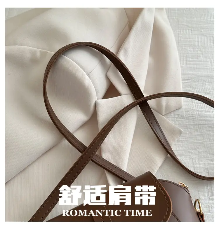 Brown Textured Crossbody Bag for Women — feature 6