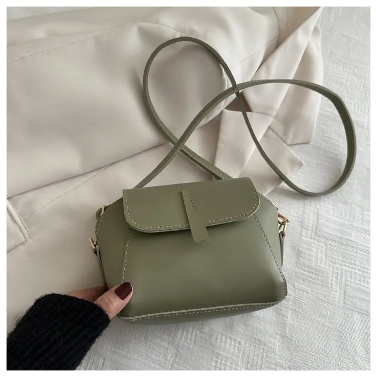 Brown Textured Crossbody Bag for Women - Image 4
